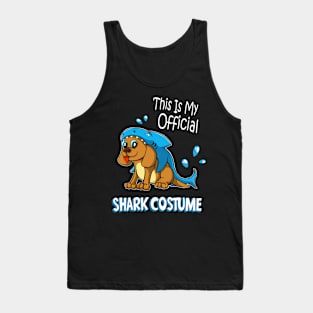 Official Shark Costume Cute Dog Kids Tank Top